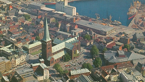 Luftfoto, Århus domnkirke