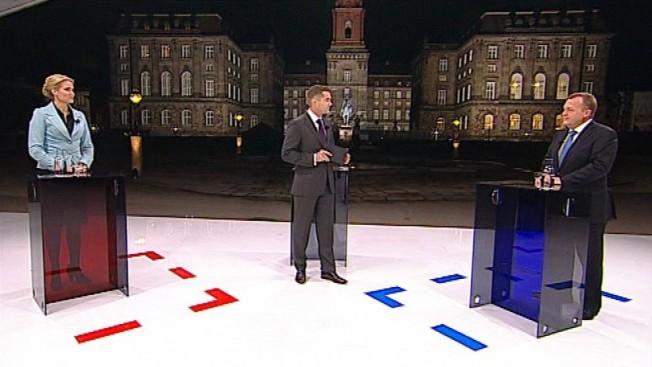 TV-duel imellem Lars Lykke go Helle Thorning